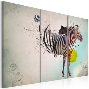 Obraz - zebra - abstrakcja
